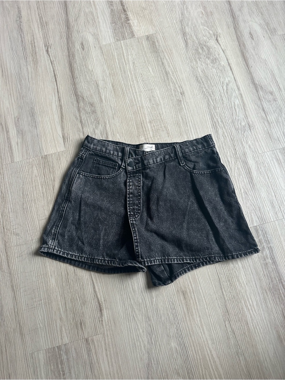 Universal Thread Black High-Rise Denim Shorts